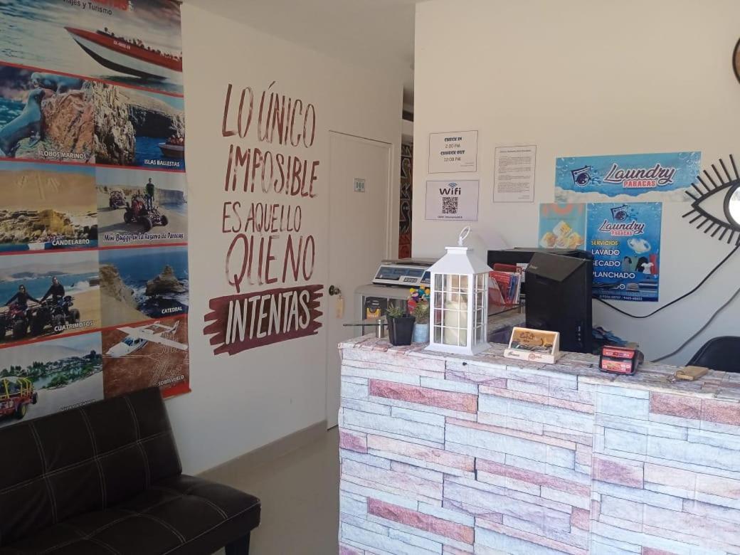 Hostal Brisa Marina Паракас Екстериор снимка
